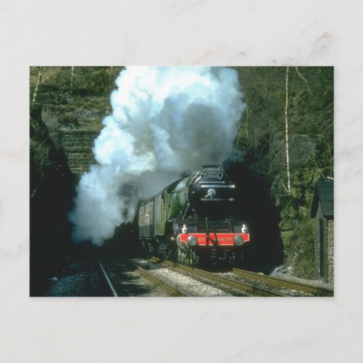 Vliegende Schot tussen tunnels in Barons W Briefkaart (Voorkant)