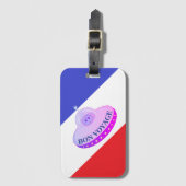 Vliegende Schotel Bagagelabel (Voorkant (verticaal))