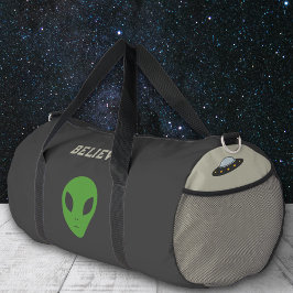 Vliegende schotel & Groene Alien Plunjezak
