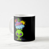 vliegende schotel koffiemok (Voorkant links)