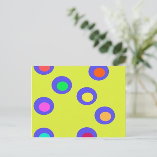 Vliegende schotels briefkaart (Staand voorkant)