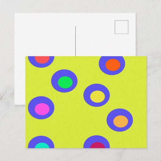 Vliegende schotels briefkaart (Voorkant / Achterkant)