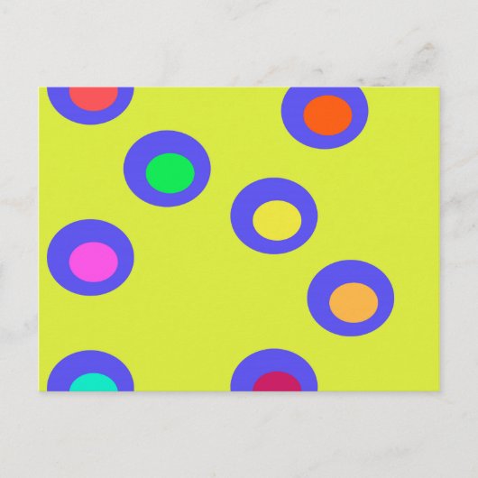 Vliegende schotels briefkaart (Voorkant)