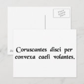 Vliegende schotels briefkaart (Voorkant / Achterkant)