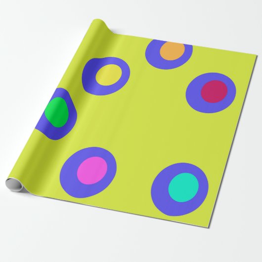 Vliegende schotels cadeaupapier (Uitgerold)