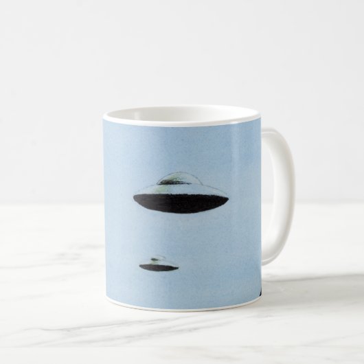 Vliegende schotels koffiemok (Voorkant rechts)
