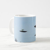 Vliegende schotels koffiemok (Voorkant links)