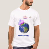 Vliegende schotels over de hele wereld t-shirt (Voorkant)