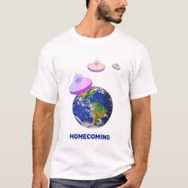 Vliegende schotels over de hele wereld t-shirt