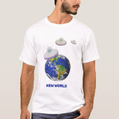 Vliegende schotels over de hele wereld t-shirt (Voorkant)