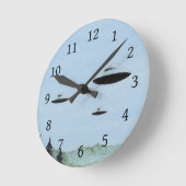 Vliegende schotels ronde klok (Hoek)