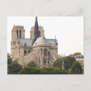Vliegende slager Spires Towers Notre Dame de Paris Briefkaart