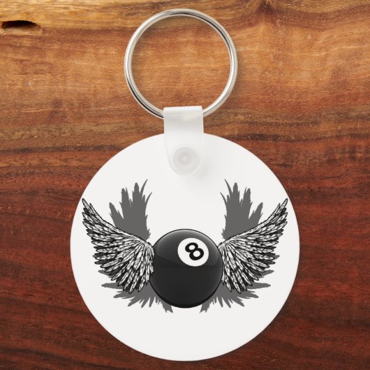 Vliegende Sleutelhanger van 8 Ball (Voorkant)