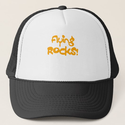vliegende stenen trucker pet (Voorkant)