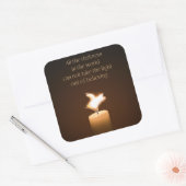 Vliegende Stickers met kaarsvlam (Envelop)