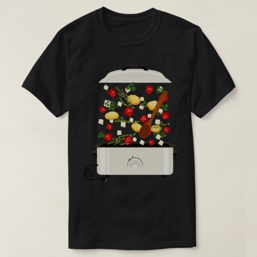 vliegende stoofpot t-shirt (Design voorkant)