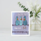 Vliegende strook briefkaart (Staand voorkant)