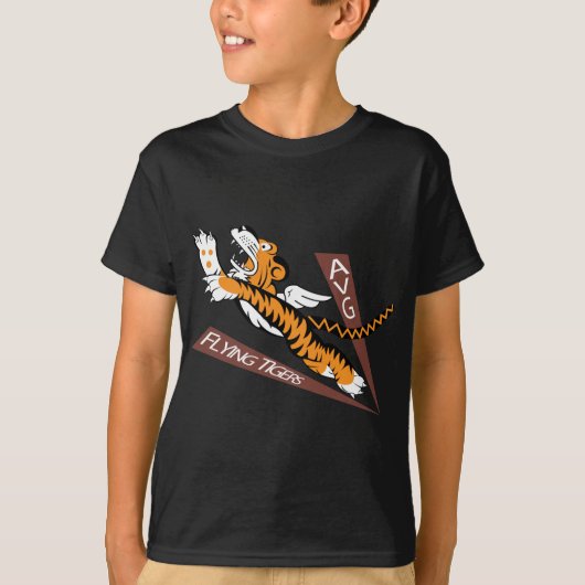 Vliegende tigers t-shirt (Voorkant)