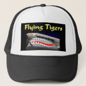 Vliegende tigers trucker pet (Voorkant)