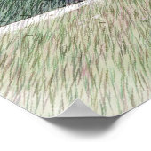 Vliegende tijger - P-40 Tekening Poster (Hoek)