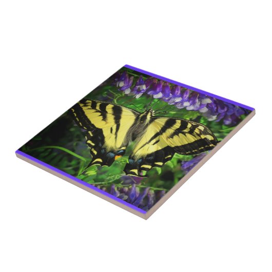 Vliegende tijgerboter tegeltje (Zijkant)