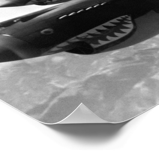 vliegende trekkers in formatie 1942 poster (Hoek)