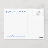 Vliegende Tweelingjongen Baby's: Susan Payne-Trutn Briefkaart (Achterkant)