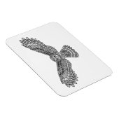 Vliegende Uil Zendoodle Magneet (Rechterzijde)