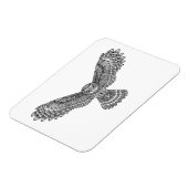Vliegende Uil Zendoodle Magneet (Linkerzijde)
