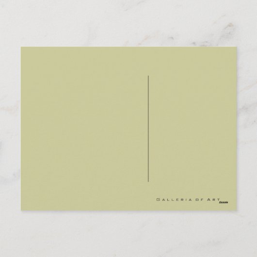 Vliegende Valentijns ~ Briefkaart Art Nouveau Fren (Achterkant)