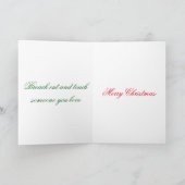 vliegende van de de gebocheldeWalvis van de Feestdagen Kaart (Binnen)