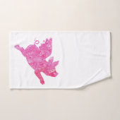 Vliegende varken, badkamer, varken bad handdoek (Handdoek)