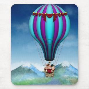 Vliegende Varken - Ballon - Op op en Weg Muismat