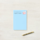 Vliegende Varken - Biggetje met Vleugels Post-it® Notes (Op bureau)