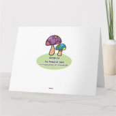 Vliegende Varken Bruid en Bruidegom aanpasbare Gro Kaart (Achterkant)