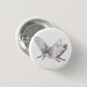 Vliegende varken gebeuren wanneer varkens Button v (Voorkant /achterkant)