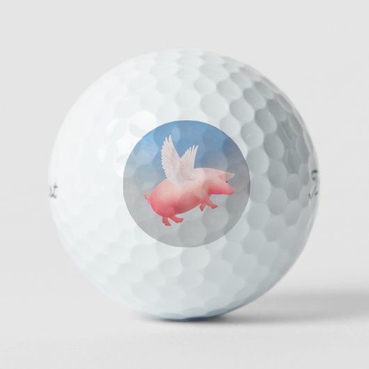 Vliegende varken golfballen (Voorkant)