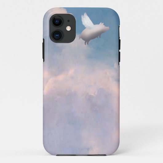 vliegende varken iphone hoes (Achterkant)