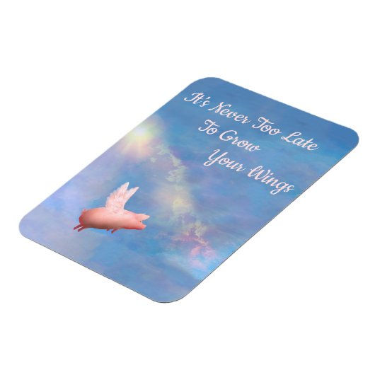 Vliegende varken kweek je vleugels magneet (Linkerzijde)