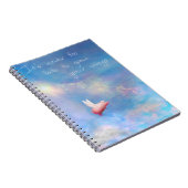 Vliegende varken kweek je vleugels notitieboek (Rechterzijde)