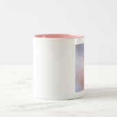 Vliegende varken kweek je vleugels tweekleurige koffiemok (Center)