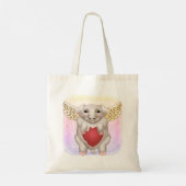 Vliegende Varken Liefde Tote Bag (Achterkant)