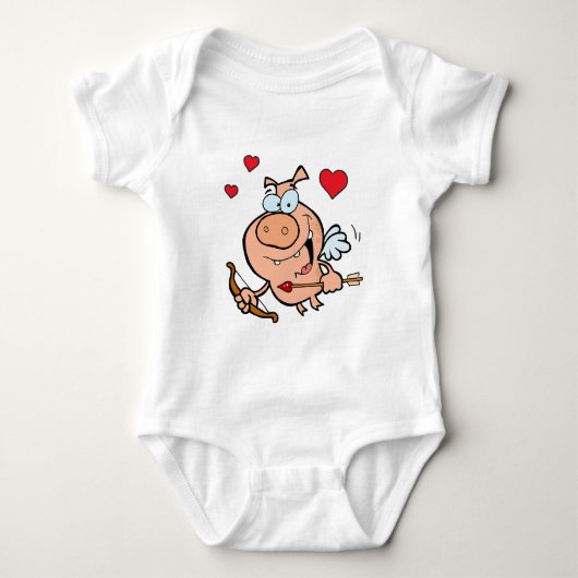 Vliegende Varken met Bow en Pijl Romper (Voorkant)