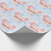 Vliegende varken met vleugels wanneer varkens vlie cadeaupapier (Hoek)