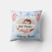 Vliegende varken met vleugels wanneer varkens vlie kussen (Achterkant)