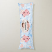 Vliegende varken met vleugels wanneer varkens vlie lichaamskussen (Voorkant Verticaal)