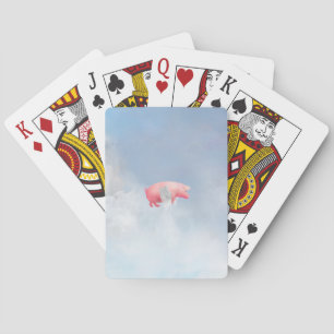 Vliegende varken pokerkaarten