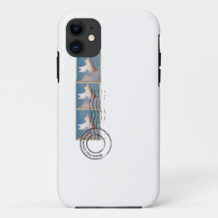vliegende varken postzegel iphone hoes