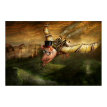 Vliegende Varken - Steampunk - Het vliegende zwijn