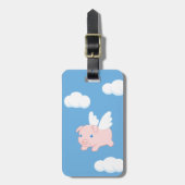 Vliegende varken - Stomme biggetjes met vleugels Bagagelabel (Voorkant verticaal)